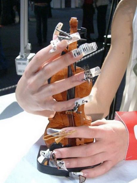 music-nail-designs-47_7 Modele de unghii muzicale