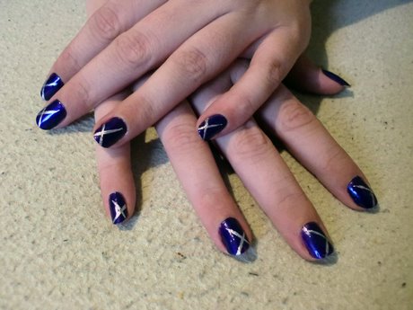 nail-art-purple-and-black-93_12 Nail art violet și negru