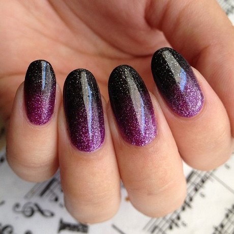 nail-art-purple-and-black-93_15 Nail art violet și negru