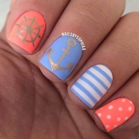 nail-art-without-tools-for-short-nails-80_6 Nail art fără unelte pentru unghii scurte