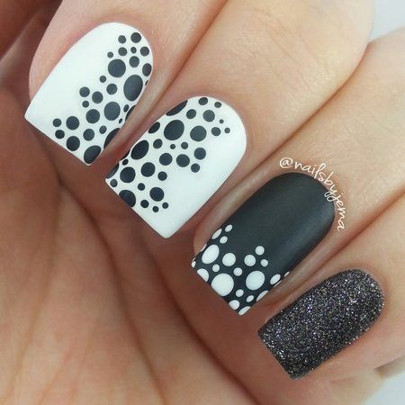 nail-polka-dot-designs-57_6 Modele de unghii polka dot