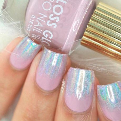 ombre-nails-for-short-nails-92_16 Unghii Ombre pentru unghii scurte