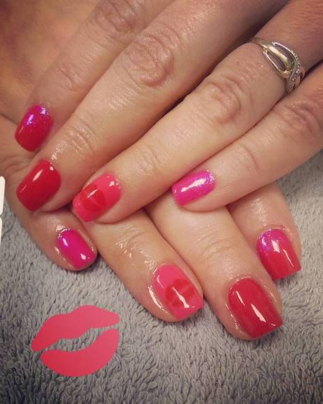 ombre-valentine-nails-31_13 Ombre valentine cuie