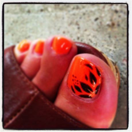 orange-toe-nail-designs-88_2 Design de unghii portocaliu