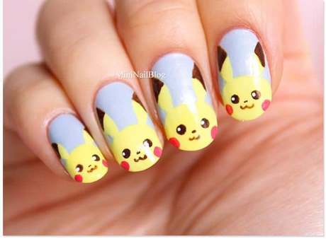 pikachu-nail-art-03_15 Arta unghiilor Pikachu