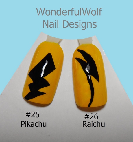 pikachu-nail-art-03_17 Arta unghiilor Pikachu