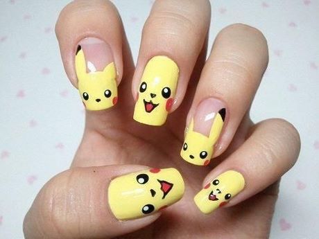 pikachu-nail-art-03_3 Arta unghiilor Pikachu