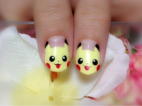 pikachu-nail-art-03_5 Arta unghiilor Pikachu