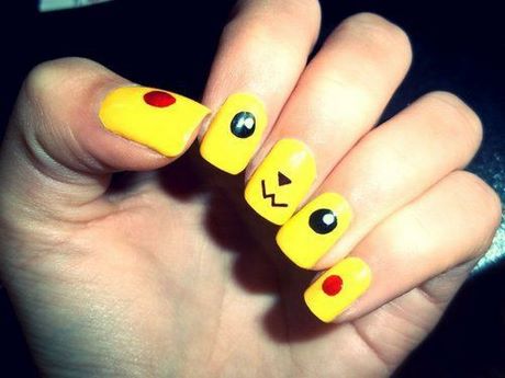 pikachu-nail-art-03_8 Arta unghiilor Pikachu