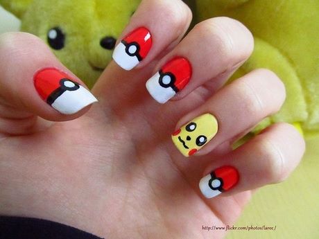 pikachu-nail-art-03_9 Arta unghiilor Pikachu