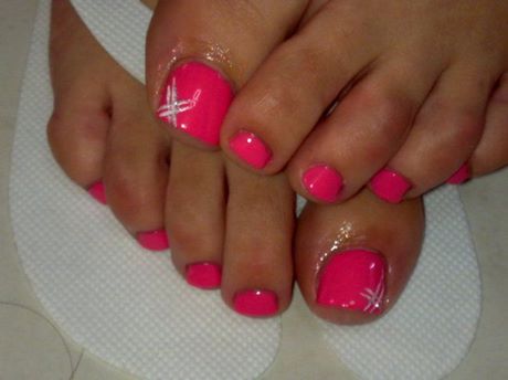 pink-pedicure-designs-41_3 Modele de pedichiură roz