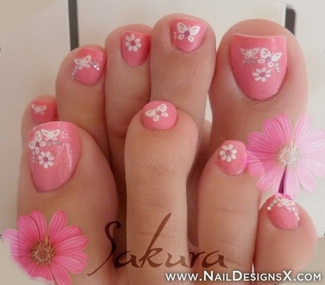 pink-toe-nail-designs-60_6 Modele de unghii roz
