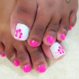 pink-toe-nail-designs-60_7 Modele de unghii roz
