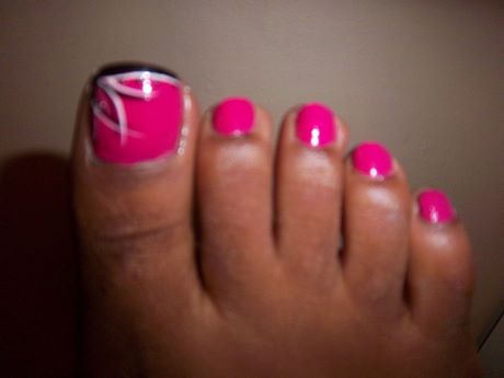 pink-toe-nail-designs-60_9 Modele de unghii roz