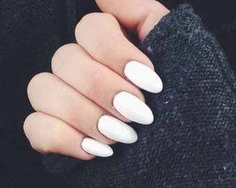 plain-white-acrylic-nails-57_12 Unghii acrilice albe simple
