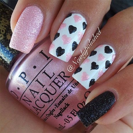 pretty-valentine-nails-89 Destul de valentine cuie