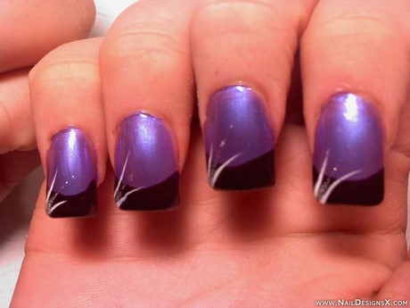 purple-colour-nail-art-23_15 Culoare Violet nail art