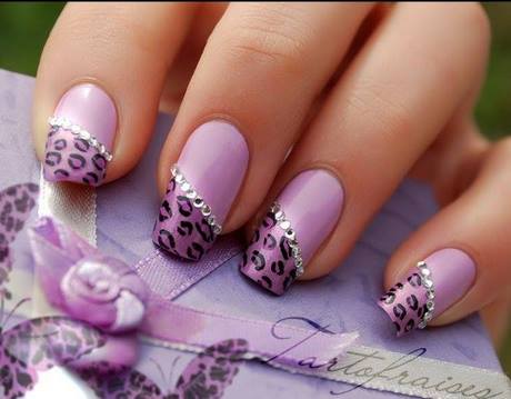purple-colour-nail-art-23_20 Culoare Violet nail art