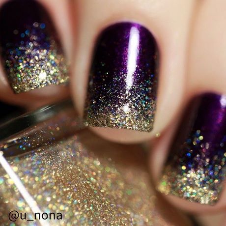 purple-gold-nails-17_20 Unghii de Aur violet