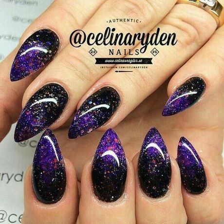 purple-pointy-nails-70_14 Violet cuie ascuțite