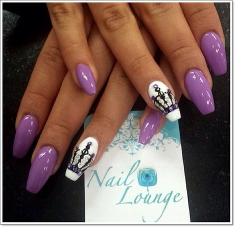 purple-pointy-nails-70_5 Violet cuie ascuțite