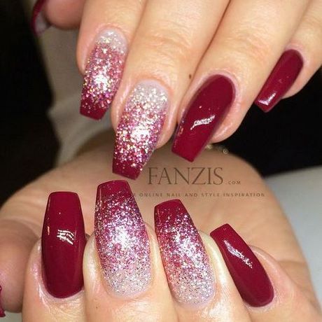 red-acrylic-nails-with-designs-45_13 Unghii acrilice roșii cu modele