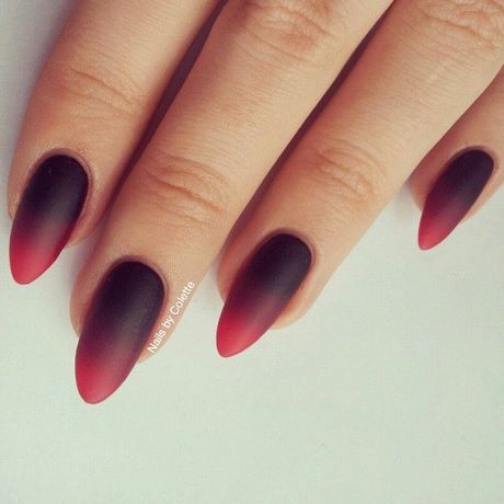 red-and-black-fake-nails-13_5 Unghii false roșii și negre