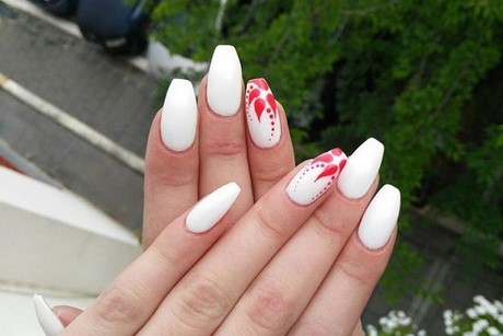 red-and-white-nail-ideas-26_6 Idei de unghii roșii și albe