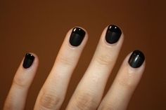 short-black-gel-nails-13_6 Unghii scurte cu gel negru