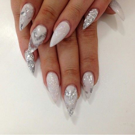 silver-acrylic-nail-designs-70_11 Modele de unghii acrilice de argint