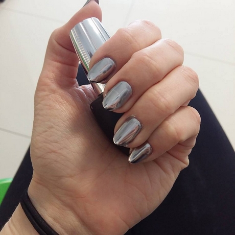 silver-acrylic-nail-designs-70_14 Modele de unghii acrilice de argint