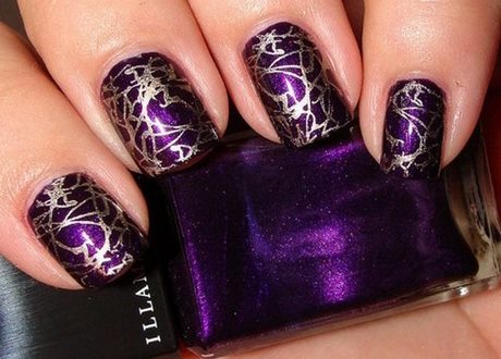 silver-and-purple-nail-designs-64_2 Modele de unghii argintii și violete