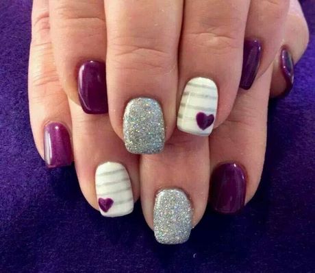 silver-and-purple-nail-designs-64_3 Modele de unghii argintii și violete