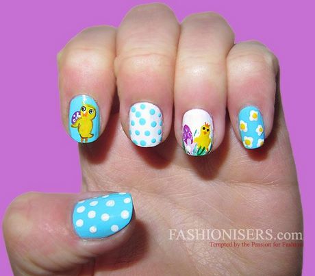 simple-easter-nail-designs-92_9 Modele simple de unghii de Paște