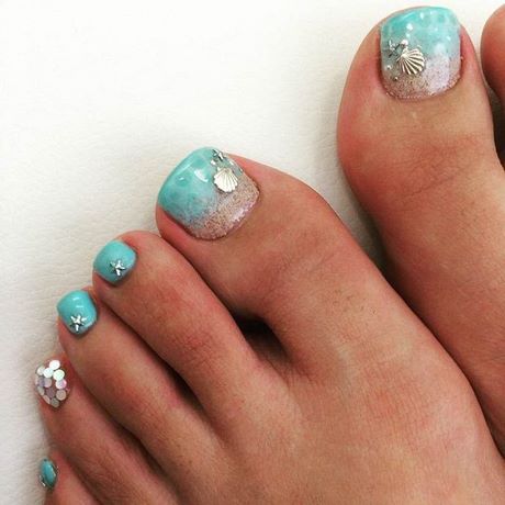 toe-nail-designs-for-short-nails-37_14 Modele de unghii pentru unghii scurte
