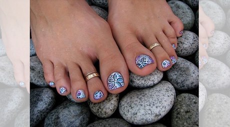 toe-nail-designs-for-short-nails-37_15 Modele de unghii pentru unghii scurte