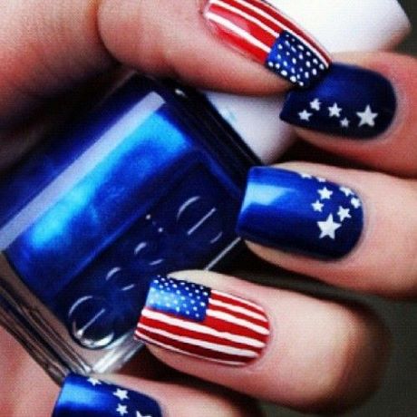 us-flag-nail-designs-92_14 Modele de unghii de pavilion din SUA