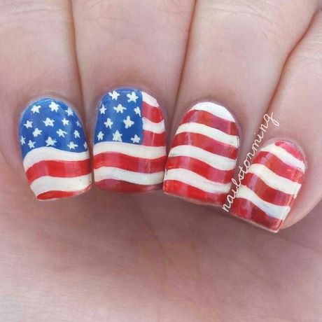 us-flag-nail-designs-92_9 Modele de unghii de pavilion din SUA