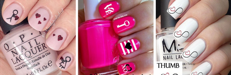 valentine-day-nail-art-designs-48 Ziua Îndrăgostiților nail art modele