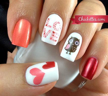 valentine-day-nail-art-designs-48_13 Ziua Îndrăgostiților nail art modele