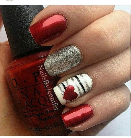 valentine-day-nails-pinterest-14_7 Ziua Îndrăgostiților cuie pinterest