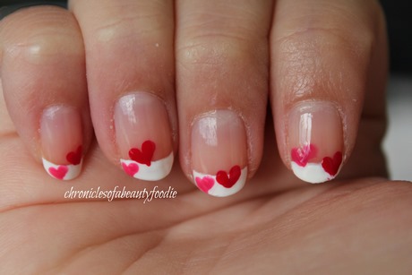 valentine-french-nails-88_11 Valentine unghiile franceze