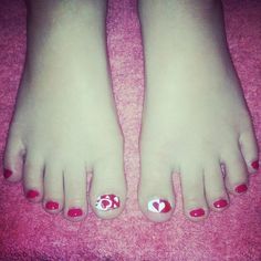 valentine-toe-nail-art-14_11 Valentine deget de la picior nail art