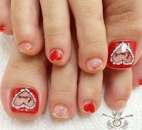 valentine-toe-nail-art-14_7 Valentine deget de la picior nail art