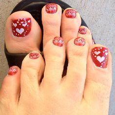 valentine-toe-nail-designs-56_18 Valentine toe unghii modele