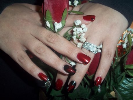 valentines-day-fingernails-17_13 Ziua Îndrăgostiților unghiile