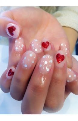 valentines-day-nails-tumblr-60_4 Ziua Îndrăgostiților cuie tumblr