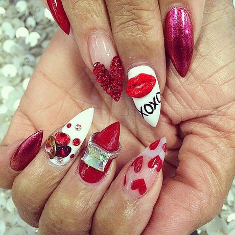 valentines-stiletto-nails-29_5 Valentine stiletto Cuie