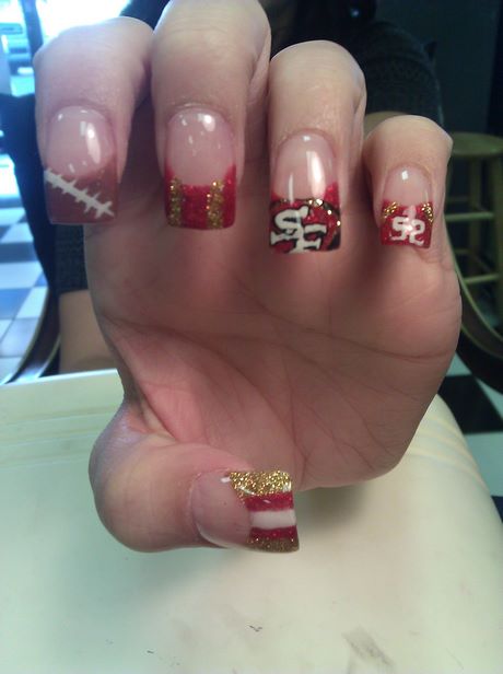 49ers-nail-designs-77_18 Modele de unghii 49ers