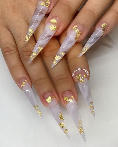 acrylic-nails-stiletto-designs-41 Unghii acrilice modele stiletto